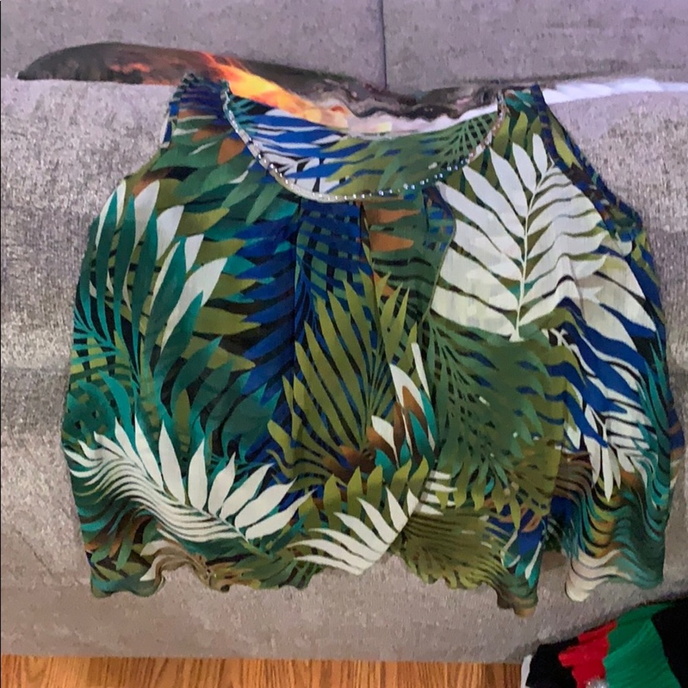 Tropical Bathing suit cover up